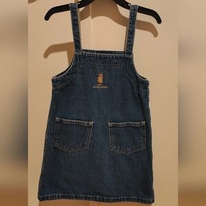 Vintage Ralph Lauren Kids Dark Blue Denim Dress